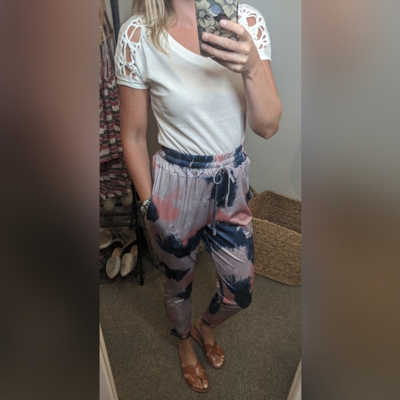 Casual Tie Dye Jogger Sweatpants - Picture 2 of 3